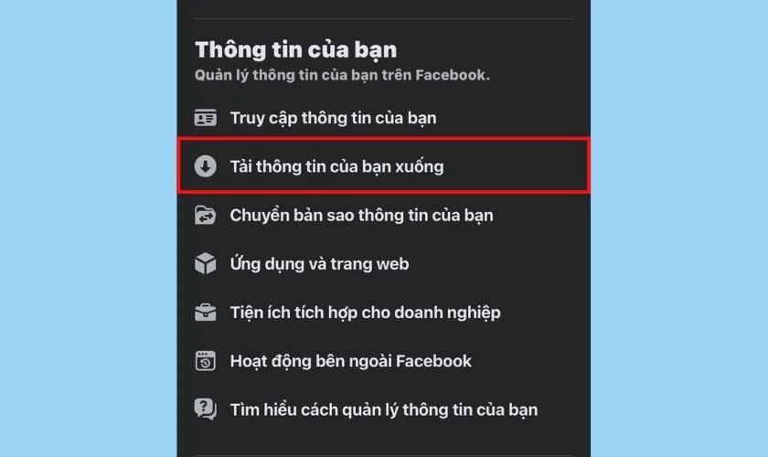 Các bước thực hiện cách khôi phục lại bình luận đã gỡ trên Facebook