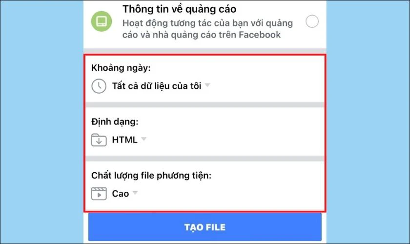 Tùy chỉnh các đầu mục sao cho thích hợp với nhu cầu