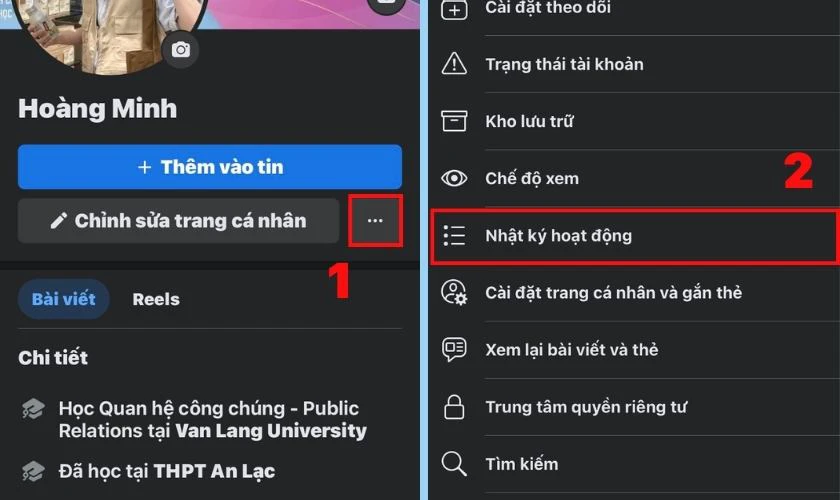 Các bước xóa tất cả bình luận của mình trên Facebook 