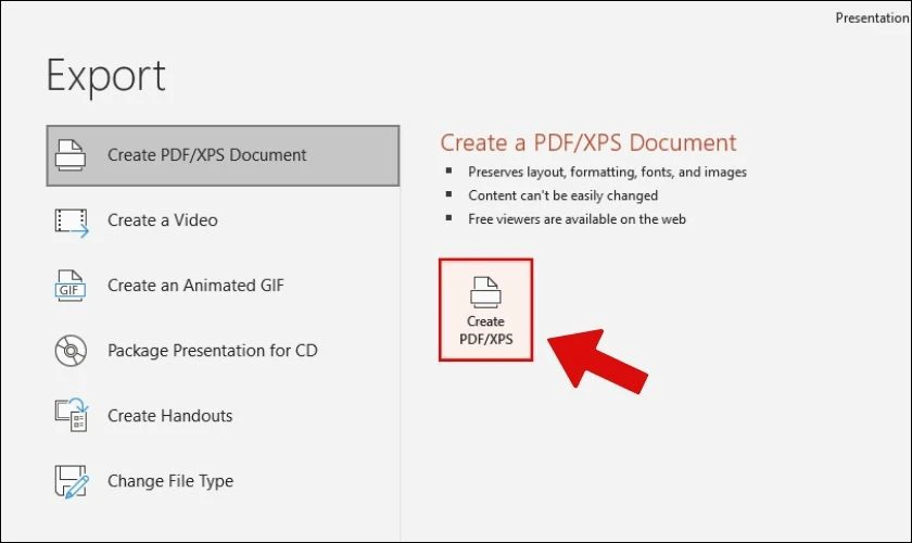 Chuyển đổi PowerPoint sang PDF không bị lỗi font 