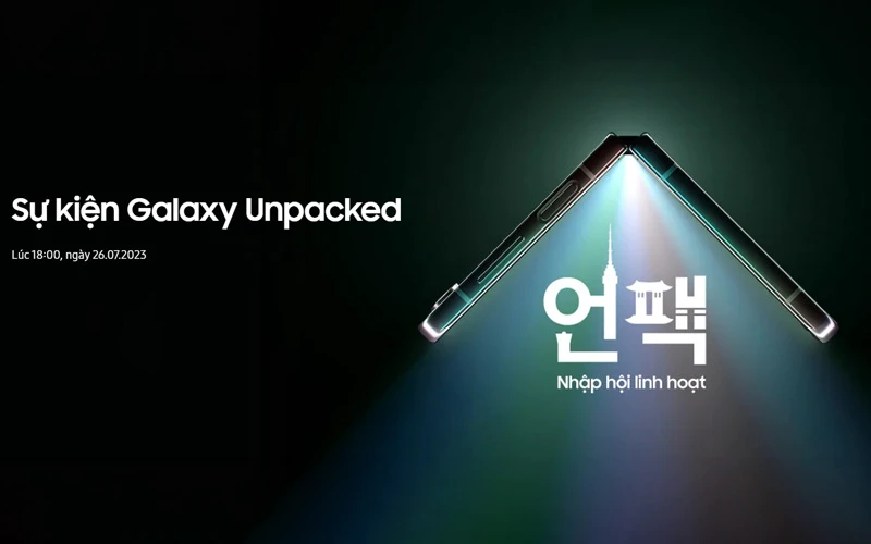 Khi nào Samsung sẽ ra mắt điện thoại Galaxy Z Fold 5