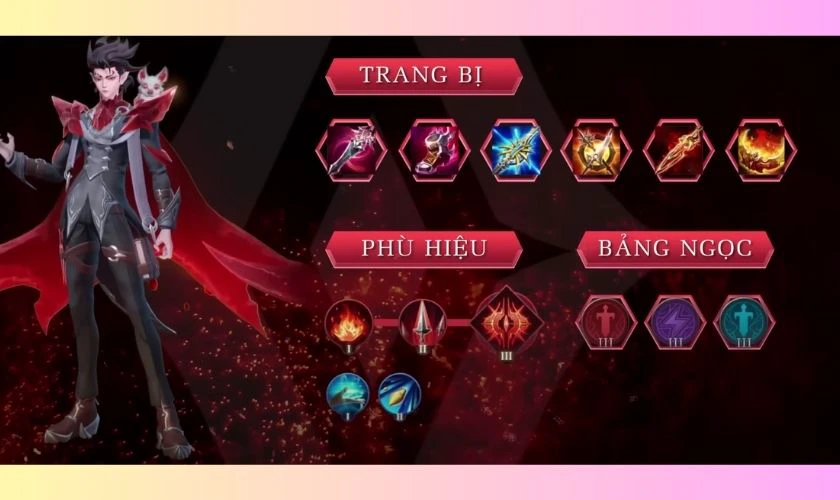 Gợi ý bảng ngọc, trang bị, phù hiệu cho tướng Kaine Liên Quân