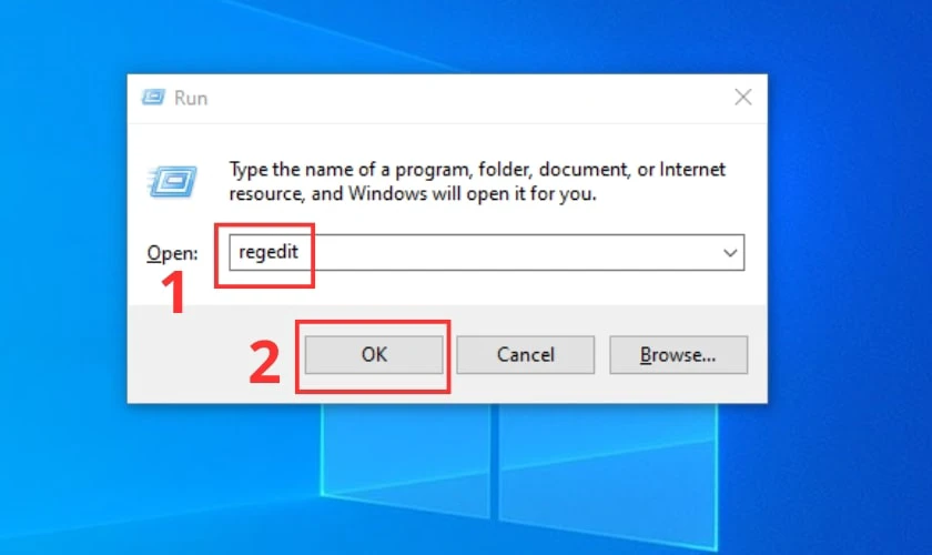 Thay đổi cài đặt máy in trên Regedit