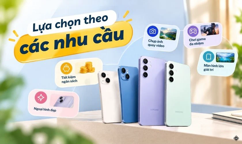 Chọn điện thoại trong ngân sách 10 triệu theo nhu cầu