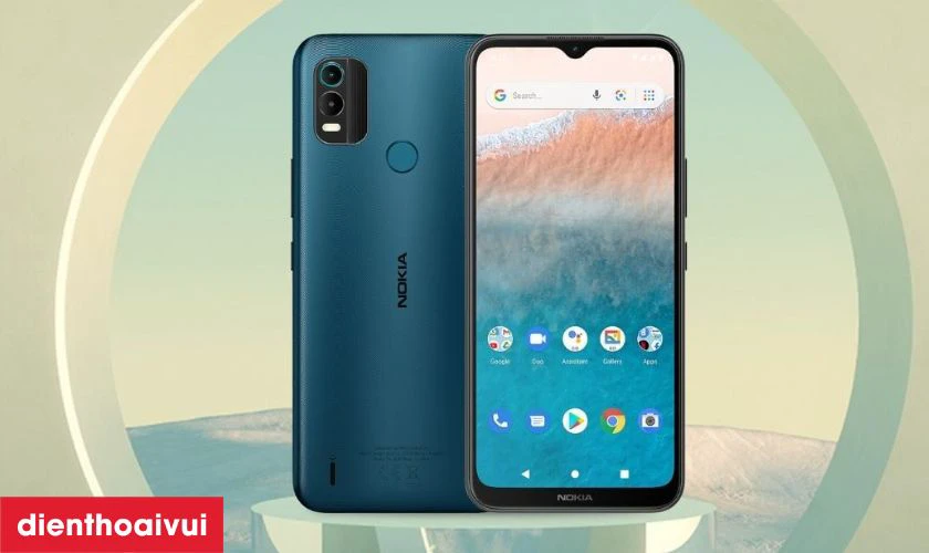 Nokia C21 Plus sở hữu m&agrave;n h&igrave;nh kh&aacute; cơ bản