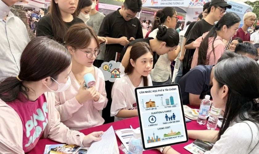 Học phí và điều kiện tài chính gia đình