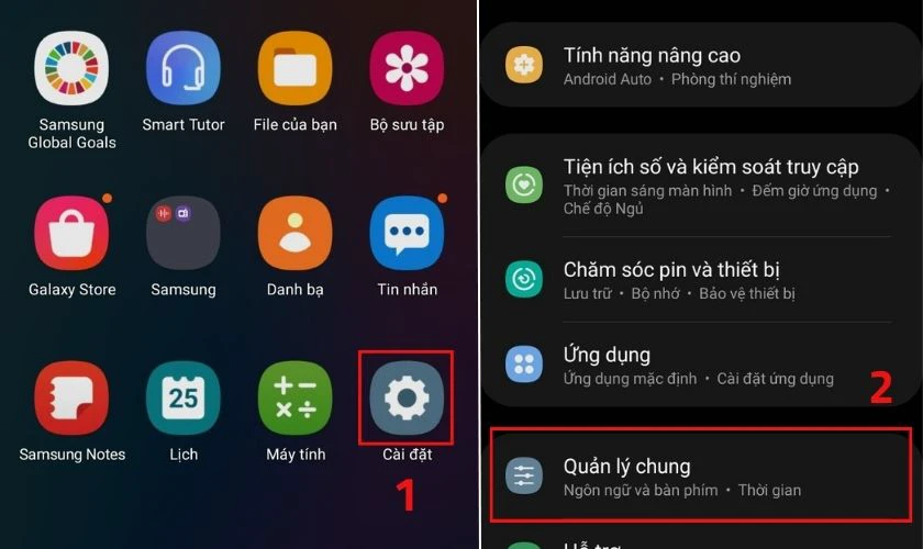Khôi phục cài đặt gốc khi Note 9 bị lỗi màn hình