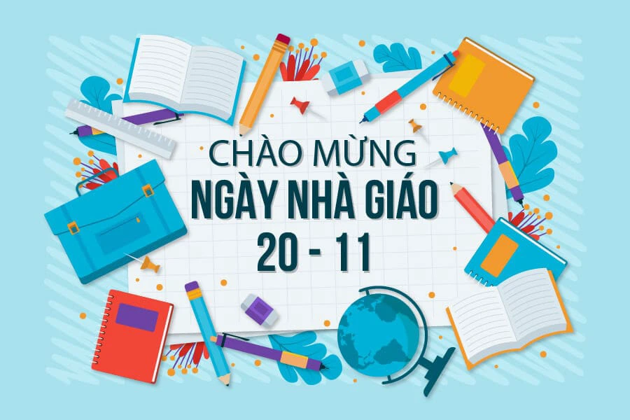 Tổng hợp các mẫu background phông nền ngày Nhà giáo Việt Nam đẹp