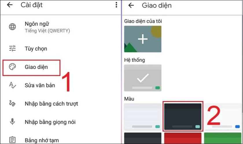 Chọn ph&ocirc;ng nền b&agrave;n ph&iacute;m ph&ugrave; hợp 