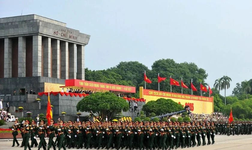 2/9 l&agrave; Duyệt binh hay Diễu binh? dịp Quốc kh&aacute;nh 2/9/2025 chỉ diễn ra lễ diễu binh v&agrave; diễu h&agrave;nh, kh&ocirc;ng tổ chức duyệt binh.