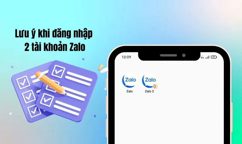 Lưu &yacute; khi tạo 2 t&agrave;i khoản Zalo tr&ecirc;n 1 điện thoại OPPO