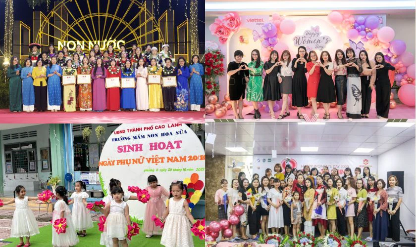 Tặng mỹ phẩm cho chị em phụ nữ ngày 20/10