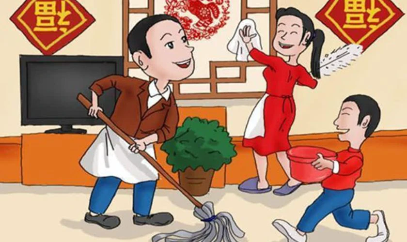 28 tết là thứ mấy và hoạt động mọi người dọn dẹp nhà cửa đó Tết