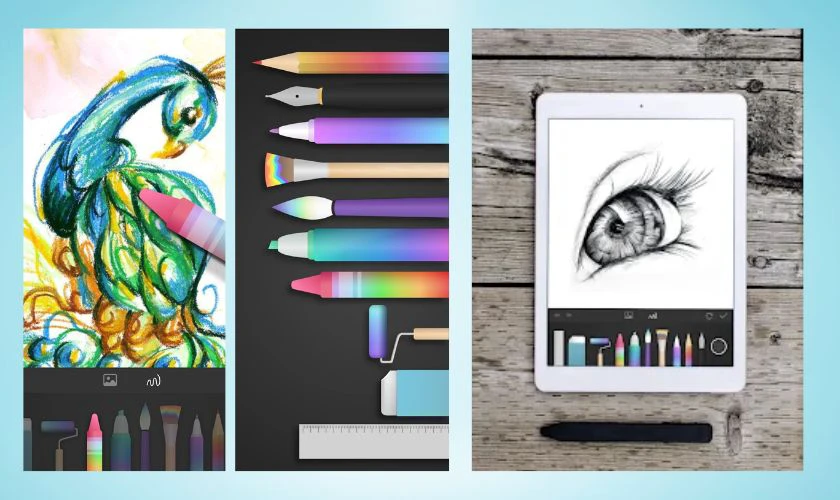 Paper Color - Ứng dụng vẽ dạng b&uacute;t ch&igrave; tr&ecirc;n điện thoại