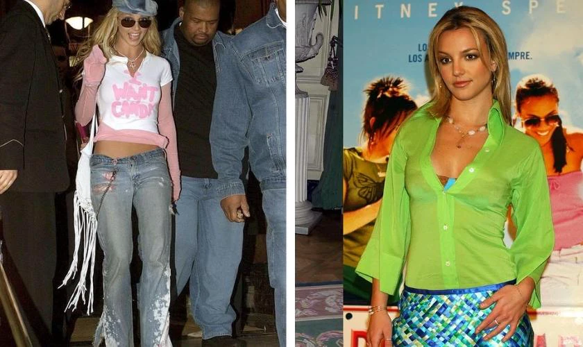 Britney Spears l&agrave; người định h&igrave;nh phong c&aacute;ch thời trang Y2K