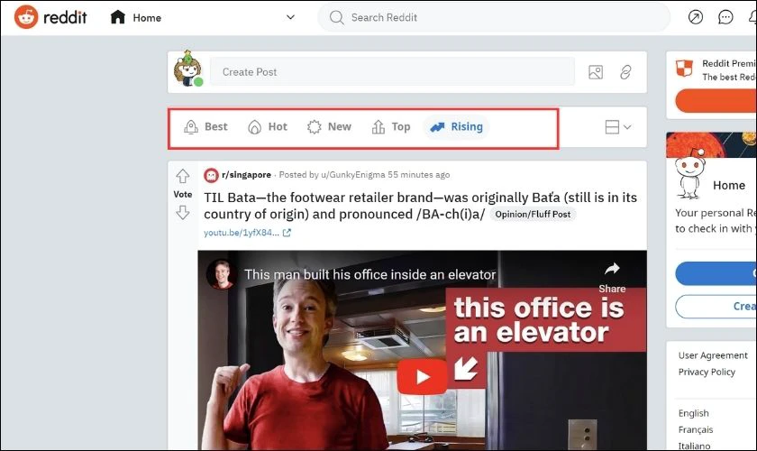 Subreddit Tab l&agrave; g&igrave;?
