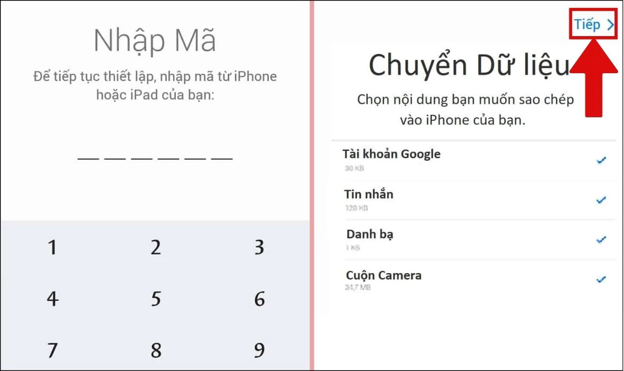 Tiến h&agrave;nh nhập m&atilde;