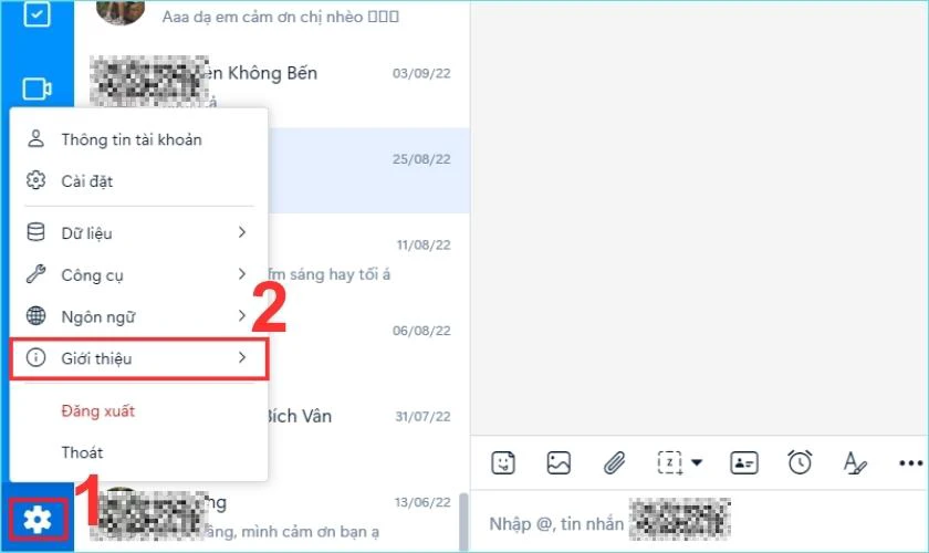 Cập nhật phi&ecirc;n bản Zalo PC mới nhất cho m&aacute;y t&iacute;nh khi lỗi