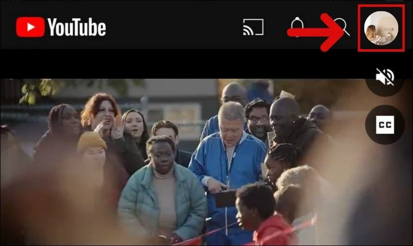 C&aacute;ch đăng xuất t&agrave;i khoản Youtube tr&ecirc;n điện thoại iPhone