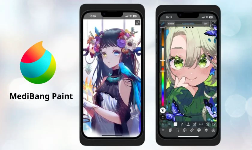 MediBang Paint - App vẽ chuy&ecirc;n nghiệp tr&ecirc;n điện thoại