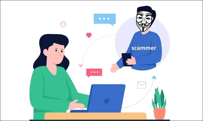 Kẻ lừa đảo sẽ th&ocirc;ng b&aacute;o bạn l&agrave; người may mắn tr&uacute;ng thưởng m&oacute;n qu&agrave; bất kỳ