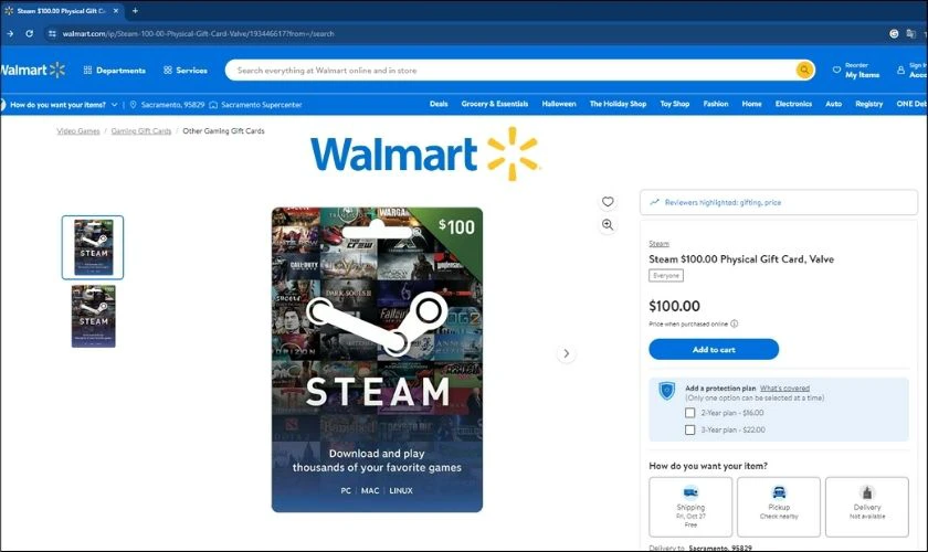 Walmart săn game giảm gi&aacute; tr&ecirc;n Steam