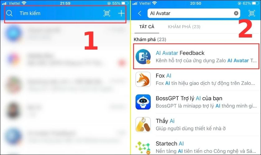 Hướng dẫn c&aacute;ch tạo ảnh đại diện bằng Zalo AI Avatar