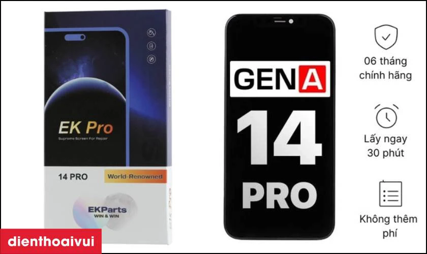M&agrave;n h&igrave;nh iPhone 14 Pro c&oacute; mấy loại hiện nay?