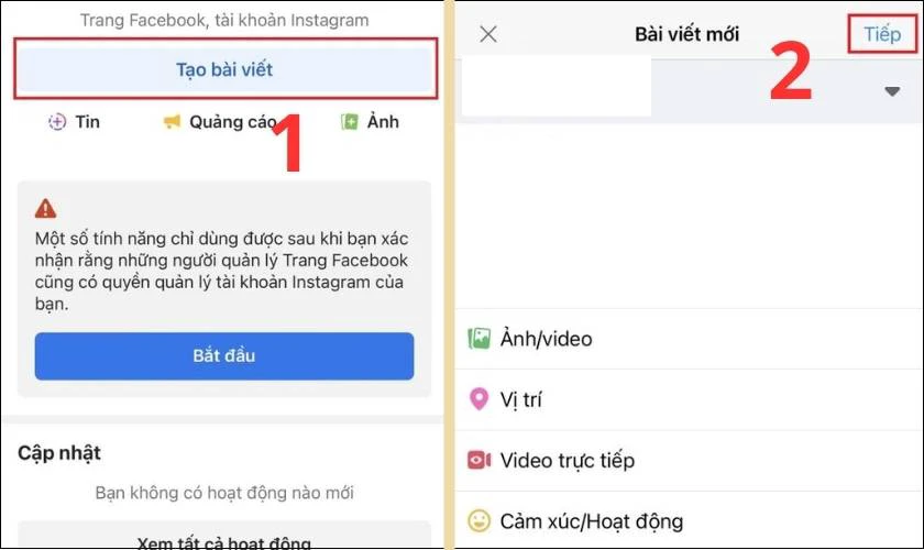 C&aacute;ch hẹn giờ đăng b&agrave;i tr&ecirc;n Facebook bằng điện thoại