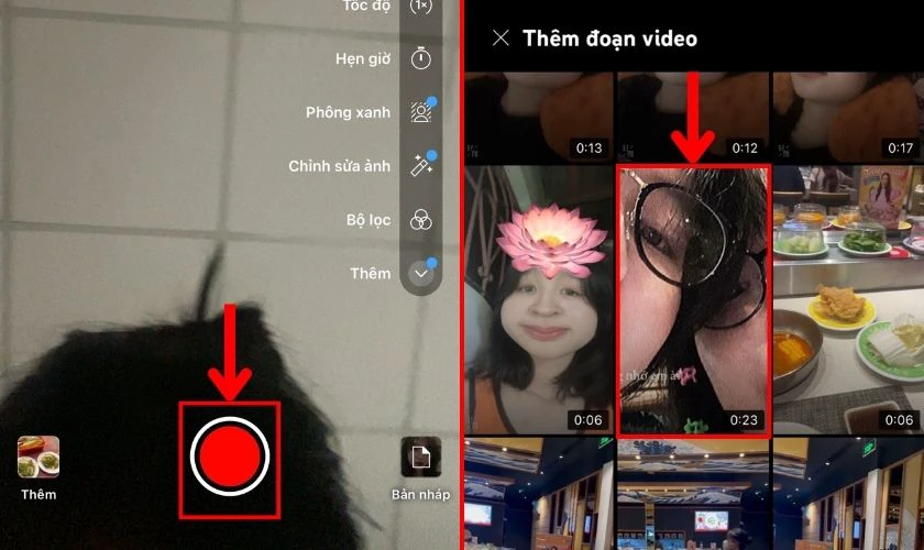 Tải l&ecirc;n video ngắn c&oacute; thời lượng tối đa 60 gi&acirc;y