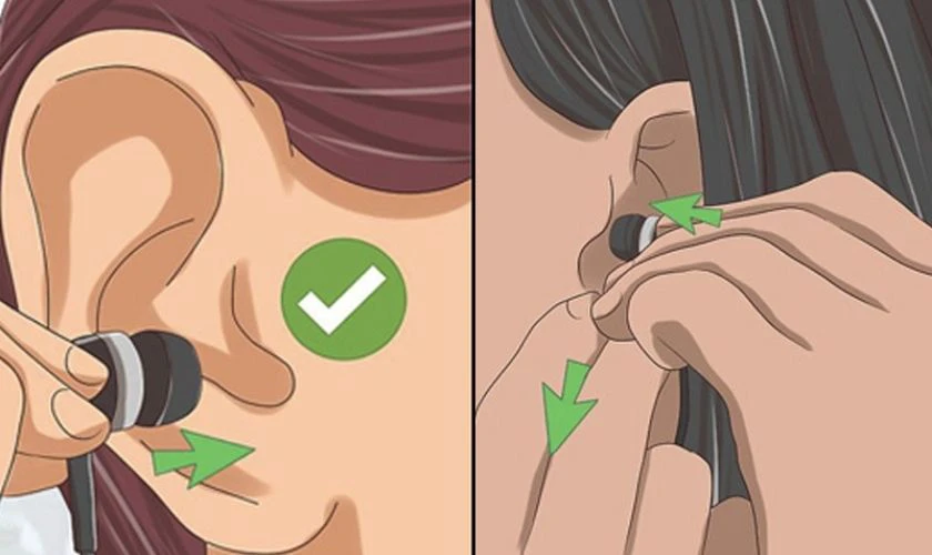 Cách đeo tai nghe Bluetooth nhét tai in-ear