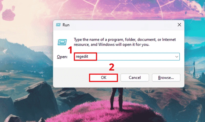 Khắc phục lỗi 0x0000011b qua Registry