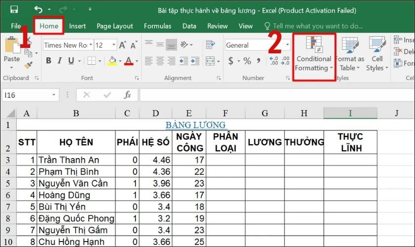 C&aacute;ch giảm dung lượng file Excel th&ocirc;ng qua x&oacute;a định dạng c&oacute; điều kiện
