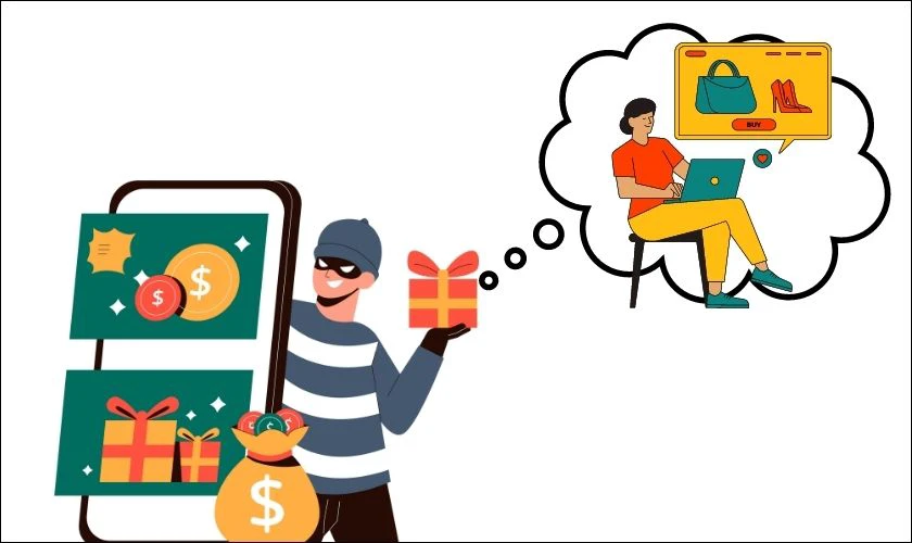Dụ dỗ mua h&agrave;ng v&agrave; y&ecirc;u cầu kh&aacute;ch đặt cọc hoặc trả tiền trước
