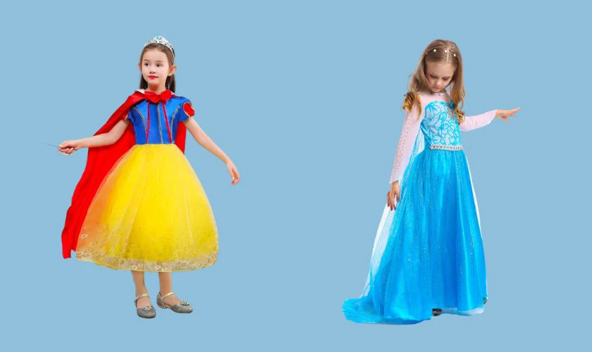 Trang phục Halloween công chúa tự làm