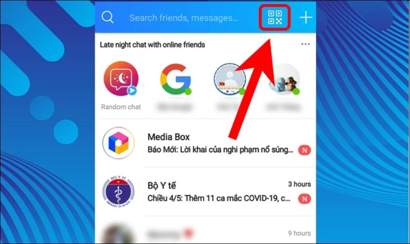 C&aacute;ch qu&eacute;t m&atilde; QR với Zalo tr&ecirc;n Android