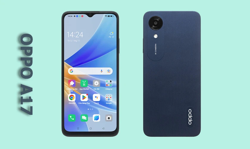 OPPO A17K - Điện thoại pin trâu cho học sinh, sinh viên