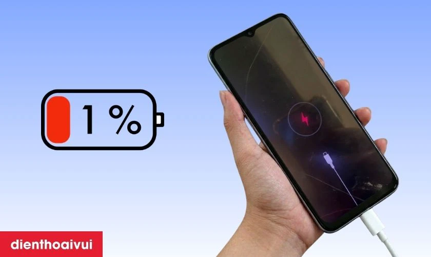 Sạc pin oppo a15s sai cách