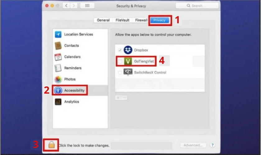 Sửa lỗi Zalo không gõ được tiếng Việt trên MacBook