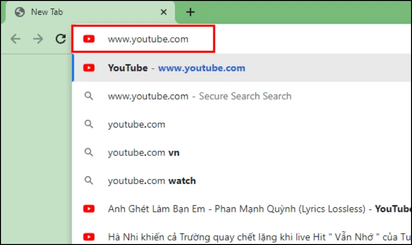 Sử dụng một tr&igrave;nh duyệt kh&aacute;c để xem video YouTube khi ứng dụng lỗi 400