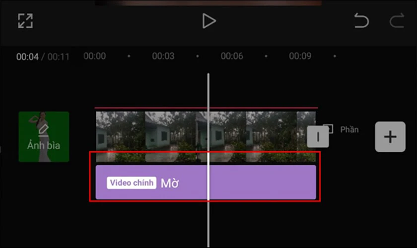 K&eacute;o chỉnh lại thanh hiệu ứng vừa tạo cho to&agrave;n bộ video