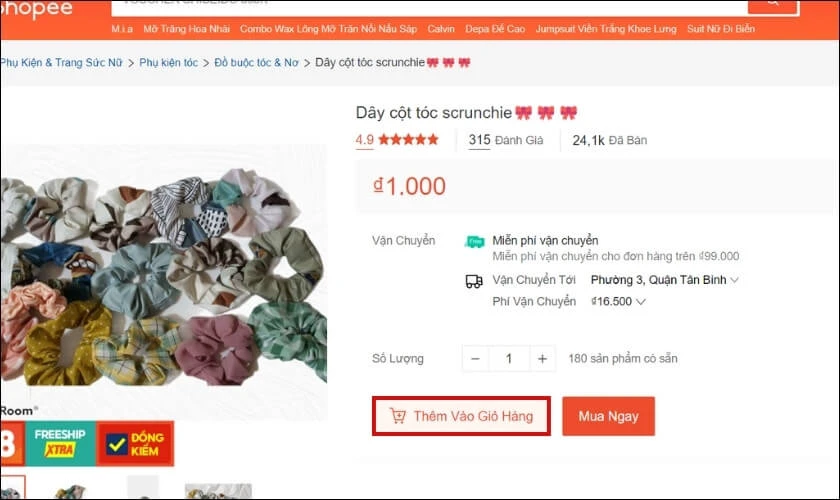 Chọn sản phẩm bạn muốn mua v&agrave; nhấn Th&ecirc;m v&agrave;o giỏ h&agrave;ng