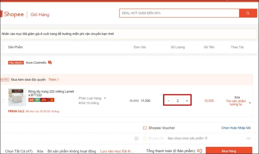C&aacute;ch mua h&agrave;ng 1K tr&ecirc;n Shopee kh&ocirc;ng mất ship