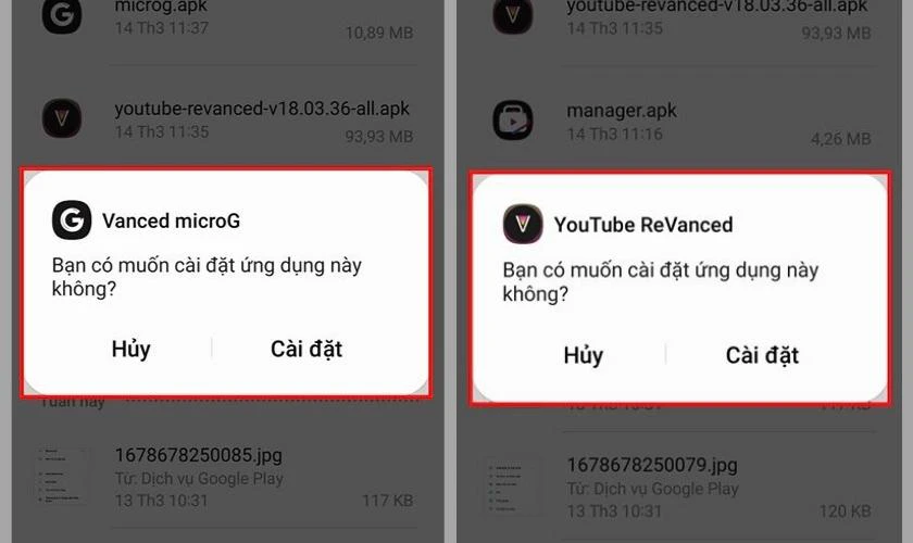 Tải YouTube Revanced sử dụng thay cho YouTube Vanced