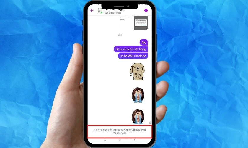 Lỗi hiện kh&ocirc;ng li&ecirc;n lạc được với người n&agrave;y tr&ecirc;n Messenger l&agrave; g&igrave;?