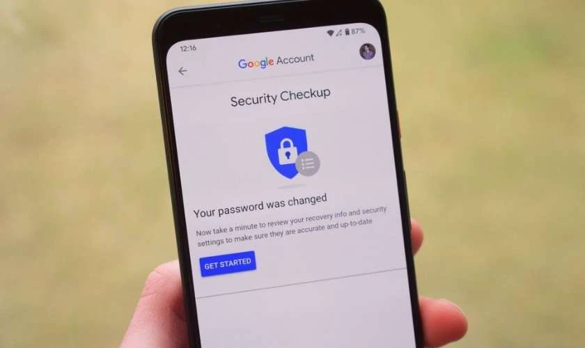 Một số lưu &yacute; khi đổi mật khẩu Google