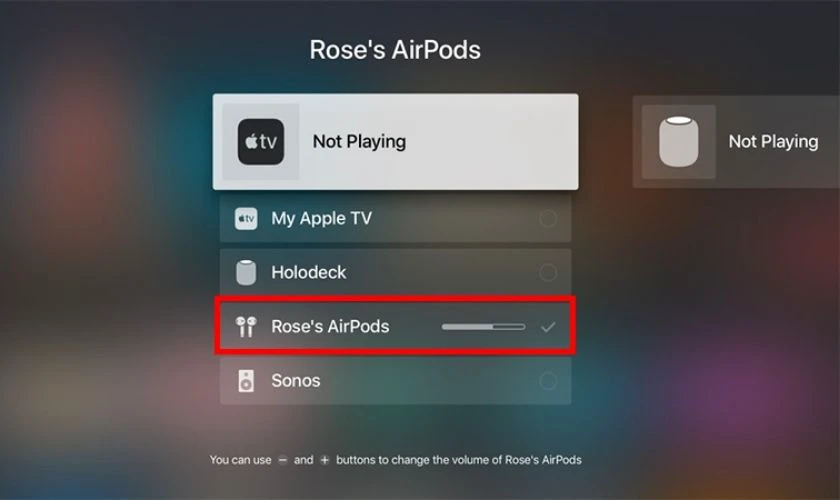 Chọn t&ecirc;n của tai nghe AirPod của bạn