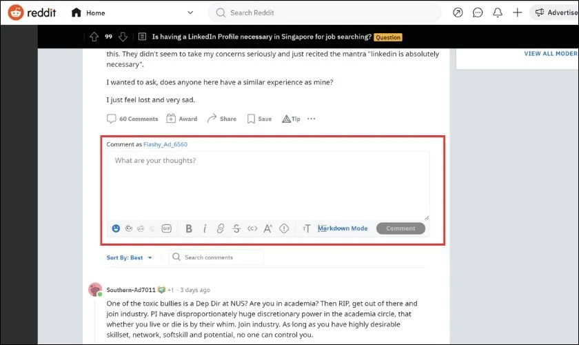B&igrave;nh luận trong diễn đ&agrave;n Reddit c&oacute; nghĩa l&agrave; g&igrave;?