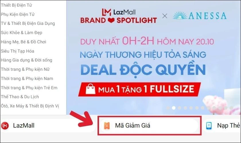 Hướng dẫn c&aacute;ch săn m&atilde; giảm gi&aacute; sản phẩm tr&ecirc;n website Lazada.vn