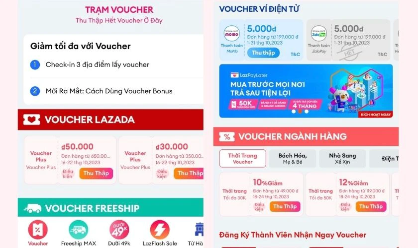 M&atilde; giảm gi&aacute; thu thập